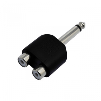 6.3 mm male to rca female adapter plug jack