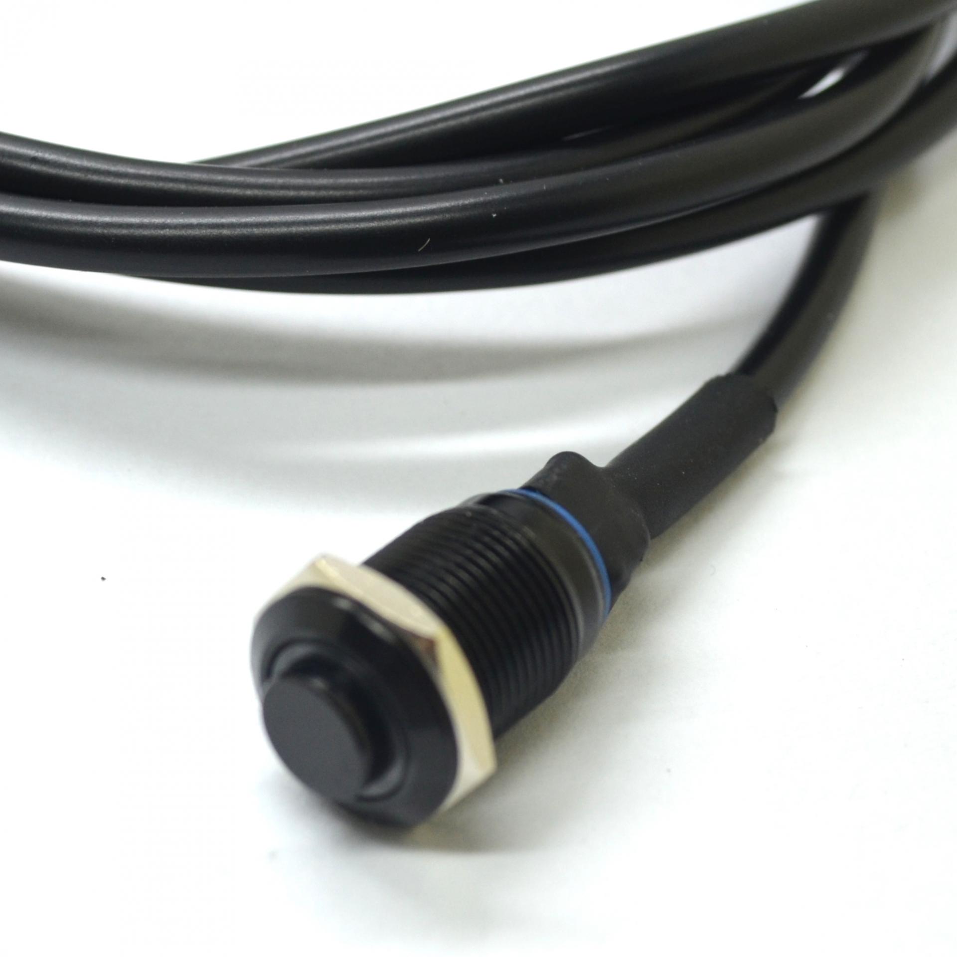 button switch with LED ring, car led power button switch light, 3.5 cable