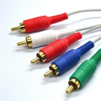 5 in 1 rca connector with cable 