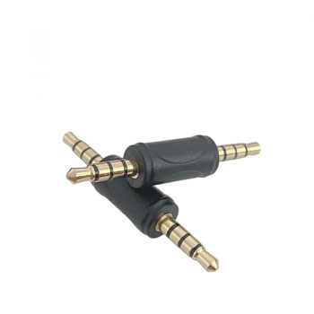 3.5mm 4 Poles Audio Adapter Male To Male Audio Connector