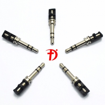 2.5mm Stereo 3 Poles 21.5L Male Audio Headphone Plug Connector