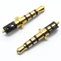 2.5mm trrs 4.5D tray 19.0L earphone audio plug audio connector Gold plated