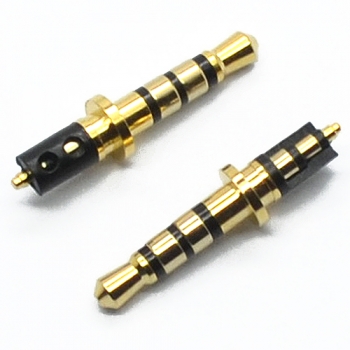 2.5mm trrs 4.5D tray 19.0L earphone audio plug audio connector Gold plated