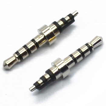 2.5mm trrs 4.5D tray 2mm  20.8L earphone plug audio connector Nickel plating