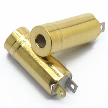 3.5mm stereo 8.0D 21.5L female Audio Jack Plug Connector gold plated