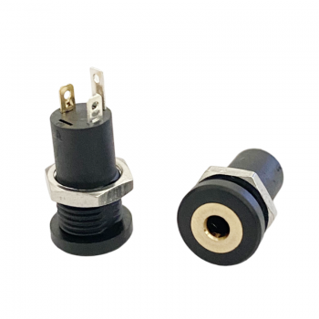 2.5mm stereo 3pin With screw female Audio Plug Jack Connector