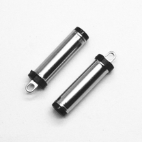 5.5*2.5mm 25L Male TV DC Power Jack Plug Connector Nickel Plated Black Plastic