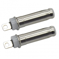 3.5*1.1mm 3511 17.5L TV dc power plug Connector Nickel Plated White Plastic 