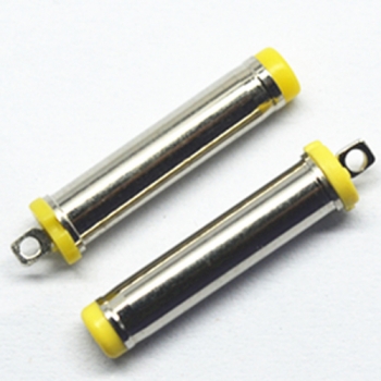 4.0*0.7mm 4007 22L Male TV DC Power Jack Plug Connector Nickel Plated yellow Pla