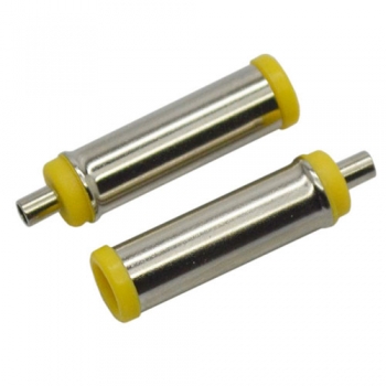 5.0*1.0mm 5010 21L male plug dc power jack Connector Nickel plated yellow plasti