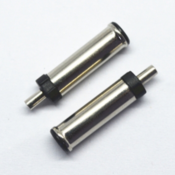 5.0*1.0mm 5010 22.5L male plug dc power jack Connector Nickel plated Black plast