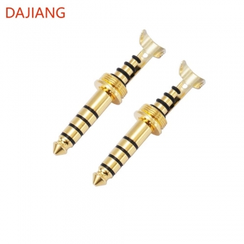 DAJlANG Customized Audio Connector for Guitar 4.4mm 5-Pole 8.0D with 7.2*0.5 Scr