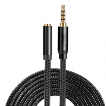 Dajiang 1m 3.5mm Stereo Jack Male Female Copper Headphone Extension Cable