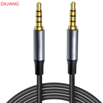 DAJIANG Manufacturer Copper Speaker 3.5mm 4-Pole Headphone Aux Audio Cable