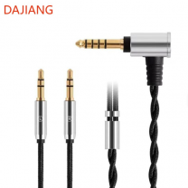 DAJIANG4.4mm Male Dual 3.5mm Male Plug Jack Audio Cable Headphone Microphone OEM