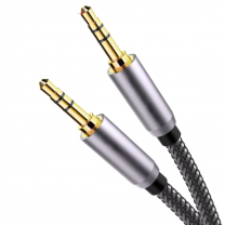 DAJIANG OEM 3.5mm Male to Male PVC Jacketed Stereo Audio Cable Nylon Braided