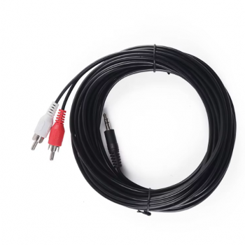 DAJIANG OEM Customized 3.5mm Male Plug to Dual 2RCA Stereo Audio Cable