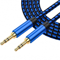 DAJIANG OEM Customized 3.5mm Male to Male Audio Cable with Nylon Braided