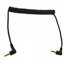 DAJIANG OEM Customized 90 Degree Right Angle 3.5mm Male to Male TRRS Audio Cable