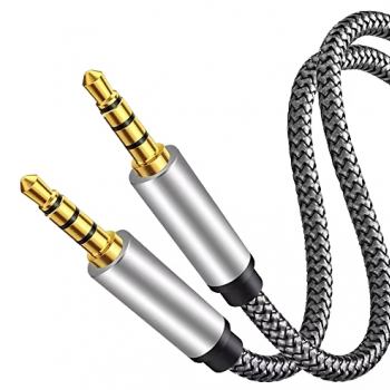 DAJIANG Customized 3.5mm Male to 3.5mm Male TRRS Audio Cable 4-Pole Aux Cable