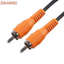 DAJIANG OEM Customized Stereo RCA Male to RCA Male Audio Video Cable