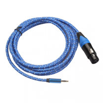 DAJIANG 3mGold Plated 3.5mm Male to XLR Female Adapter Professional Audio Cable