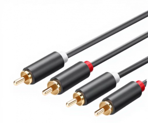 Dajiang Braided Nylon RCA 3.5mm Aux Audio Cable Optical Fiber Twisted Pair