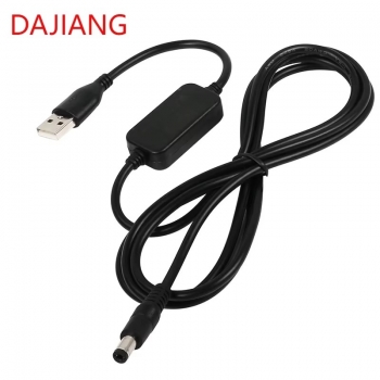 DAJIANG USB 5V to DC 5.5mm X 2.1mm 12V Converter Step up Power Cable with for Bluetooth Headset for Camera Usage