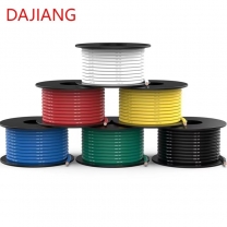 DAJIANG OEM 30/28/26/24/22/20/18awg Flexible Silicone Wire Cable 6 Color Silicone Wire