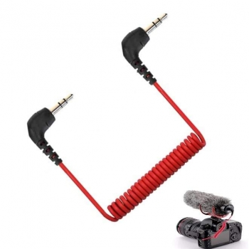 Dajiang OEM Compatible with Rode Video Micro 3.5mm TRS to TRS Patch Cable Cord Wire for Camera with 3.5mm Mic Jack 3.5 Audio Cable
