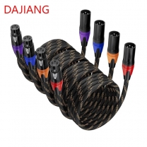DAJIANG Manufacturer XLR to XLR Microphone Audio Cable XLR Male to Female 3 Pin Colorful Connector Compatible with Microphones
