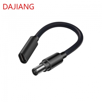 DAJIANG Manufacturer Type C Female to DC 7.4*5.0mm Male Converter Adapter USB C to DC 7.4 X 5.0 mm Adapter Cable for Laptop