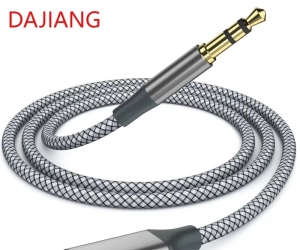 DAJIANGG USB C 3.5mm Nylon Braided Aux Cable Type C Male Adapter Stereo Extension Audio Cord for Mobile Phones Direct