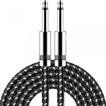 DAJIANG OEM Customized 6.35mm Mono Guitar Bass Audio Video Cables Straight Angle Electric Instrument PVC Jacket Resolution 1080p
