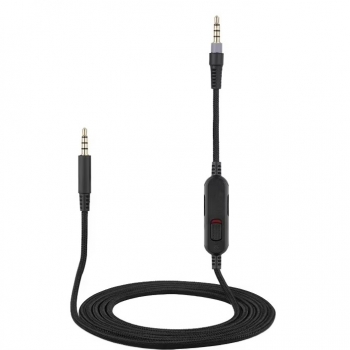 DAJIANG OEM Customized 2M Length 3.5mm Mobile Phones Computers Audio Braided Cable  for HyperX Cloud Alpha Gaming Headset