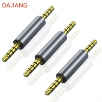 DAJIANG OEM Customized 3.5mm TRRS Male to Male Audio Jack Adapter Aux Converter for Laptop AC Output
