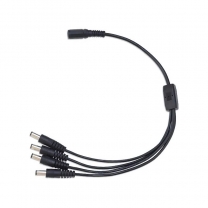 DAJIANG OEM Customized DC Splitter Cable 1 Female 4 Male Pure Copper 4-Way 5.5mm X 2.1mm 12V 5A for CCTV Router & LED Strip