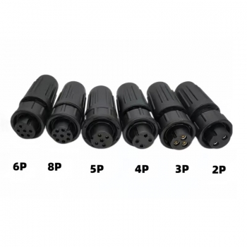 DAJIANG LTW Connectors DIN Panel Mount Automotive Circular Power Connector 2-8 Pin Copper ABS Female Connector
