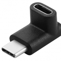 Dajiang USB3.1 Type C Male to Female Adapter Elbow 90 Degree up and Down USB-C Converter DC Output Laptop Fireproof