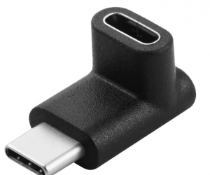 Dajiang USB3.1 Type C Male to Female Adapter Elbow 90 Degree up and Down USB-C Converter DC Output Laptop Fireproof
