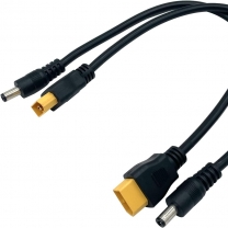 DAJIANG OEM Customized XT60 to DC5521 Power Cable, XT-60 Male to DC 5.5mm x 2.1mm Male Adapter Cord for FPV Goggles,etc