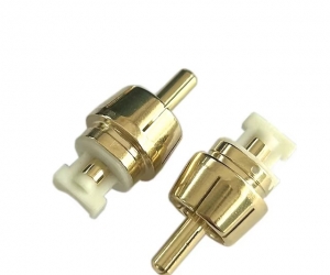 DAJIANG Manufacturer High-end High Strength Connector Plug Gold Plate Rca Male Plug for Audio Transmission