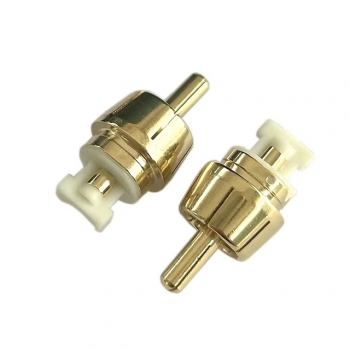 DAJIANG Manufacturer High-end High Strength Connector Plug Gold Plate Rca Male Plug for Audio Transmission
