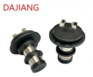 DAJIANG OEM Customized Curling Iron DC Power Plug Withe Two Core Power Cord Swivel End Hair Curler Connector for Beauty Salon