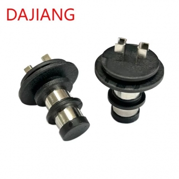 DAJIANG OEM Customized Curling Iron DC Power Plug Withe Two Core Power Cord Swivel End Hair Curler Connector for Beauty Salon