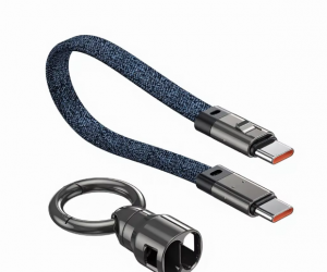 DAJIANG OEM Customized USB-C Keychain Cable-240W PD Fast Charging & 480Mbps Data Transfer for MacBook Android Auto External SSDs