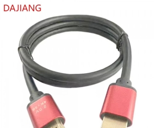 DAJIANG OEM Customized 2.0 PVC Jacket DVD Player Compatible Male Male 2.0V 4k 2k 3D 60FPS Ultra HDTV Professional Stock Gold